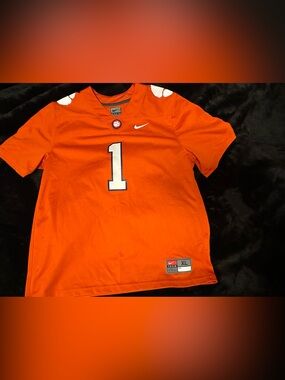 Nike CLEMSON Custom Jersey ORANGE Youth XL